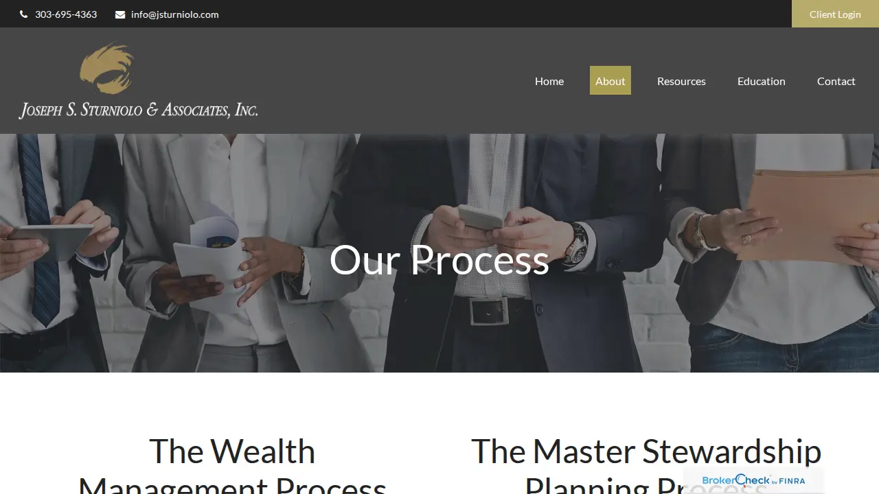 Joseph S. Sturniolo & Associates, Inc. page