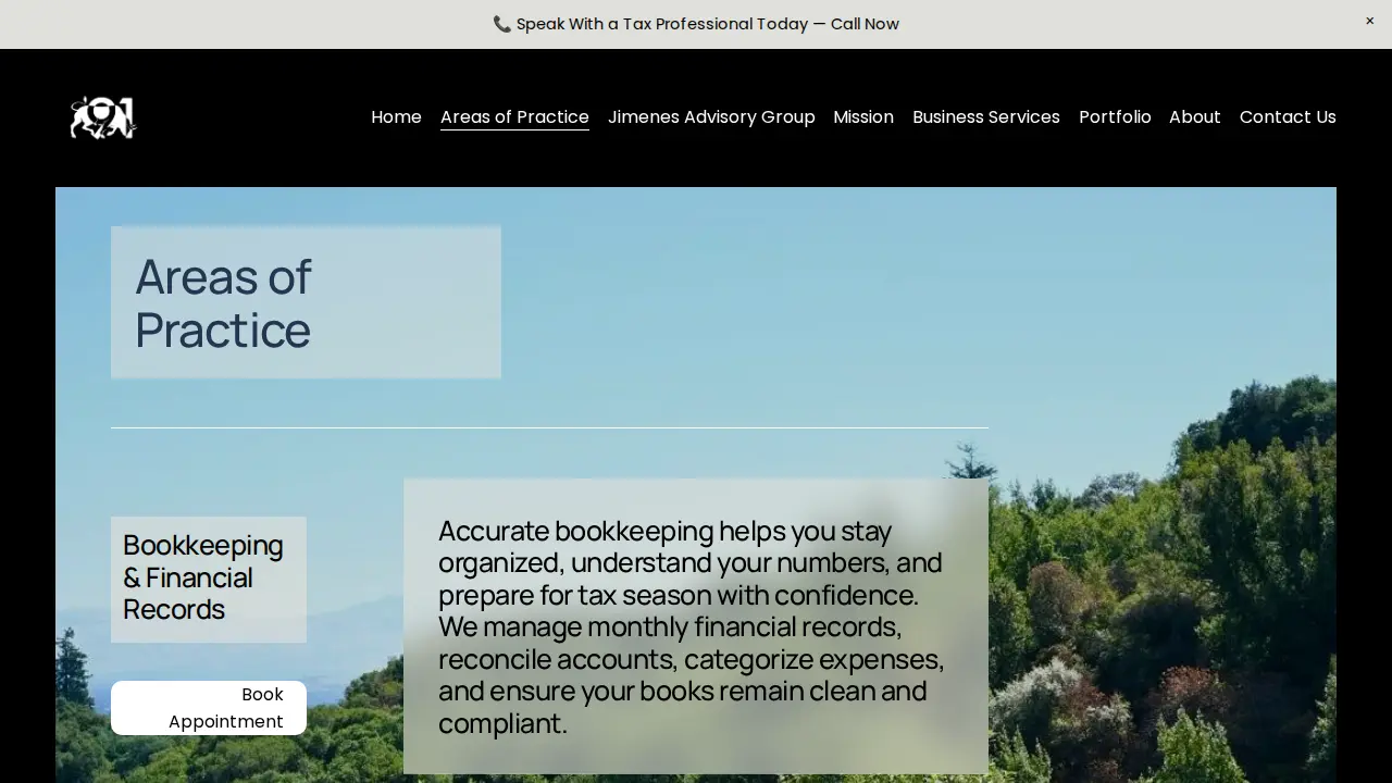 JIMENES TAX PRO INC page