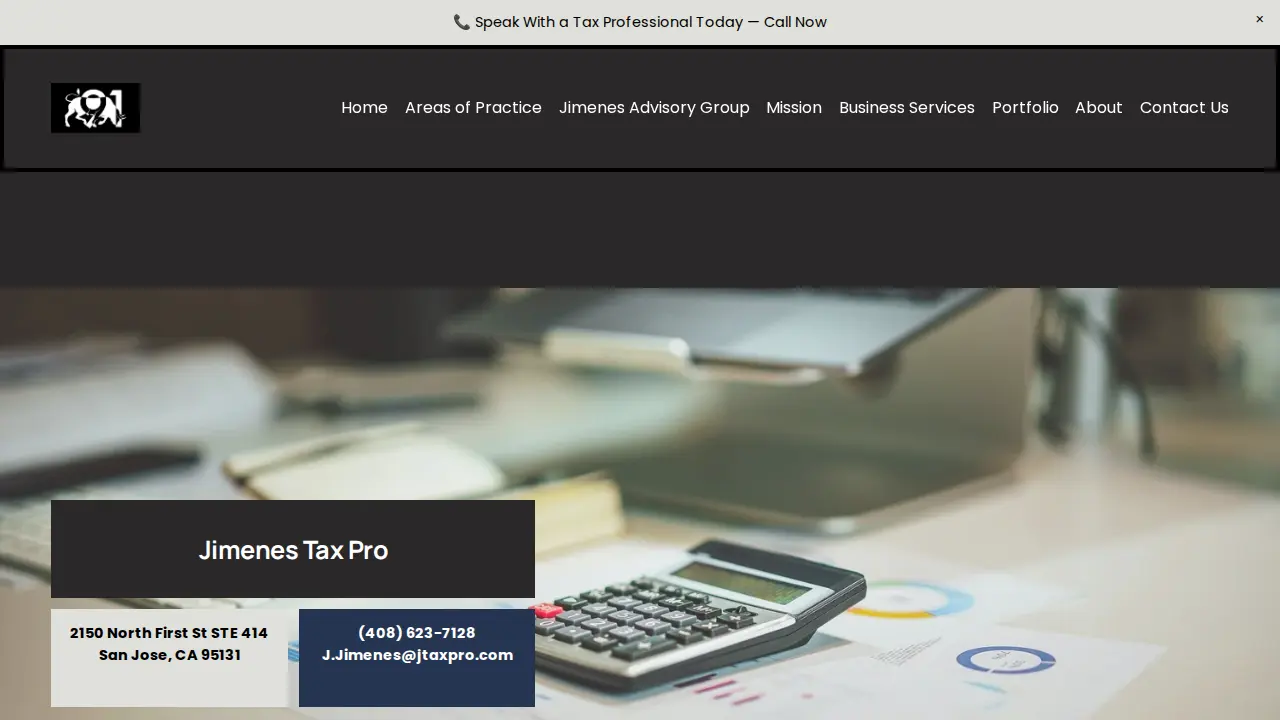 JIMENES TAX PRO INC page