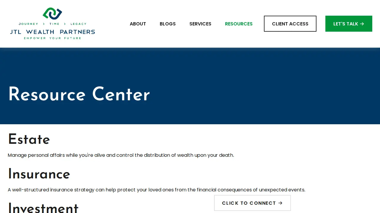 JTL Wealth Partners page