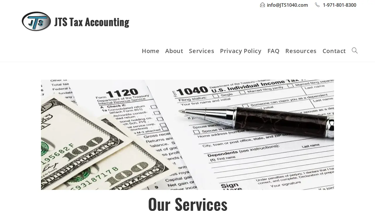 JTS Tax Accounting LLC page