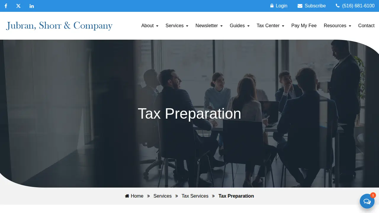 Jubran, Shorr & Company page
