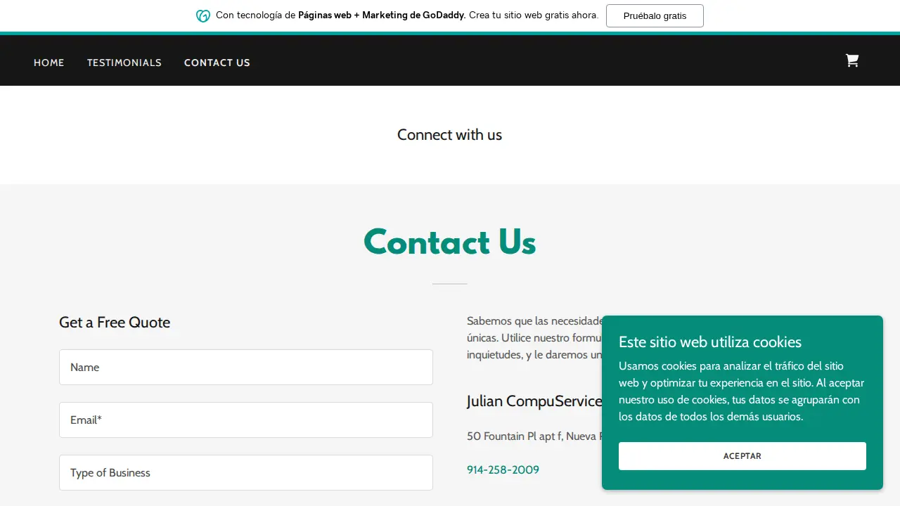 Julian TaxServices page