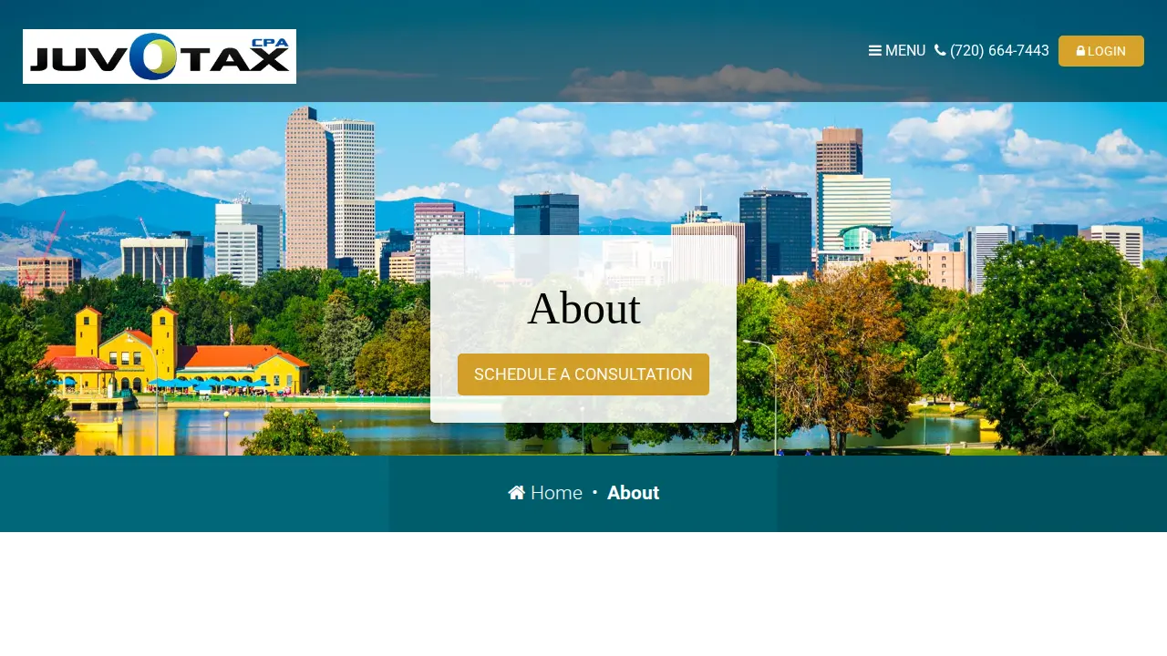 JuvoTax CPA page
