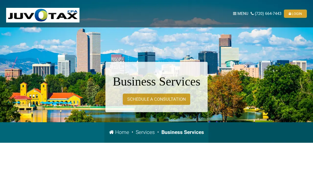 JuvoTax CPA page