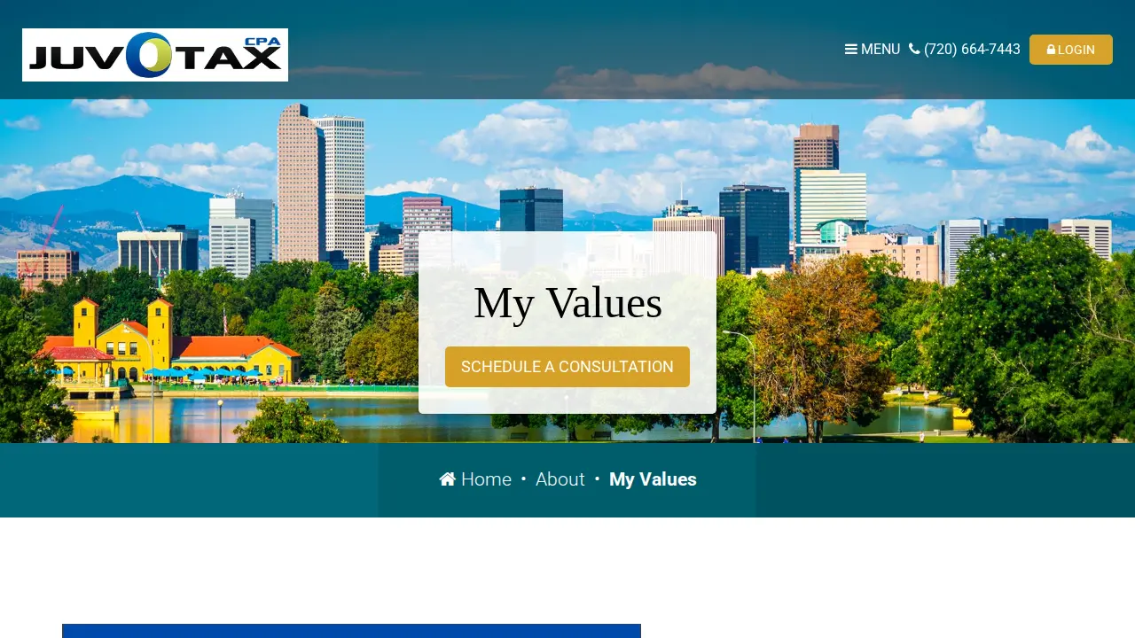 JuvoTax CPA page