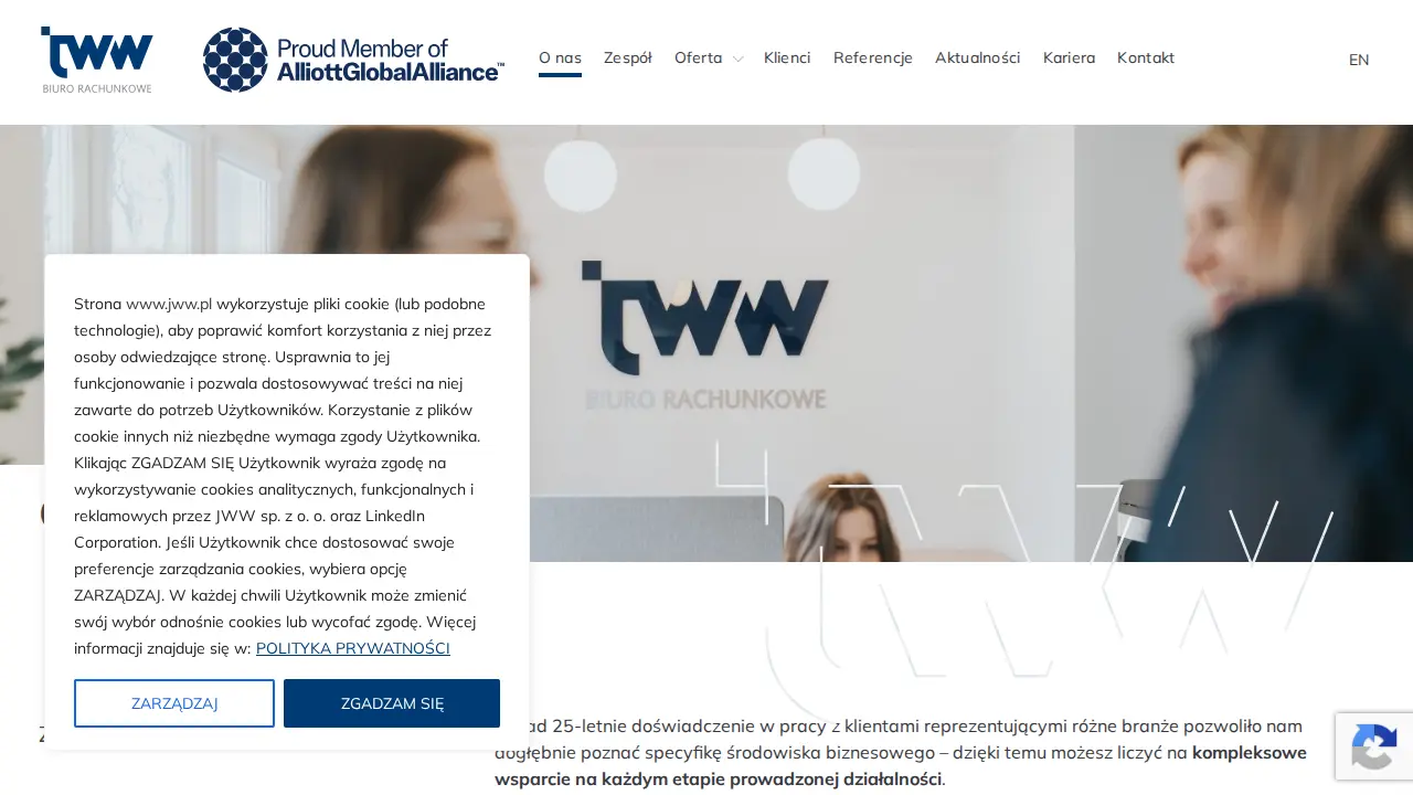 JWW Accounting Office page