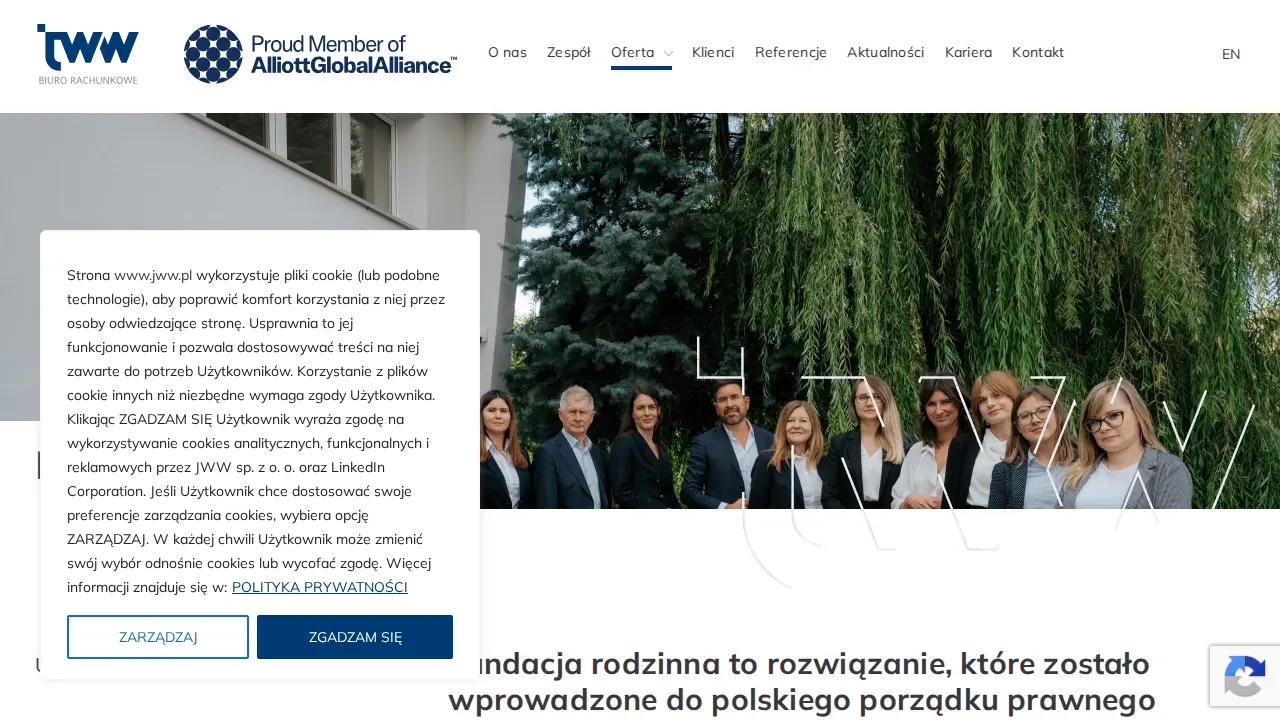 JWW Accounting Office page