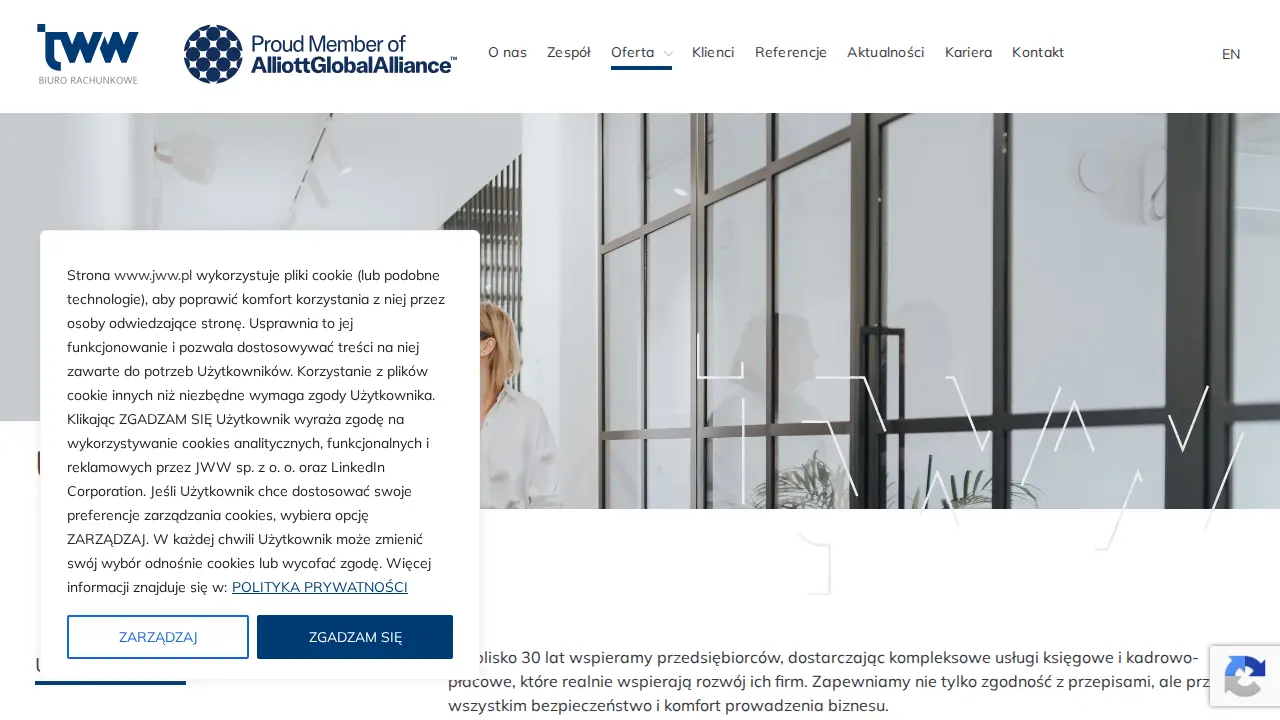 JWW Accounting Office page