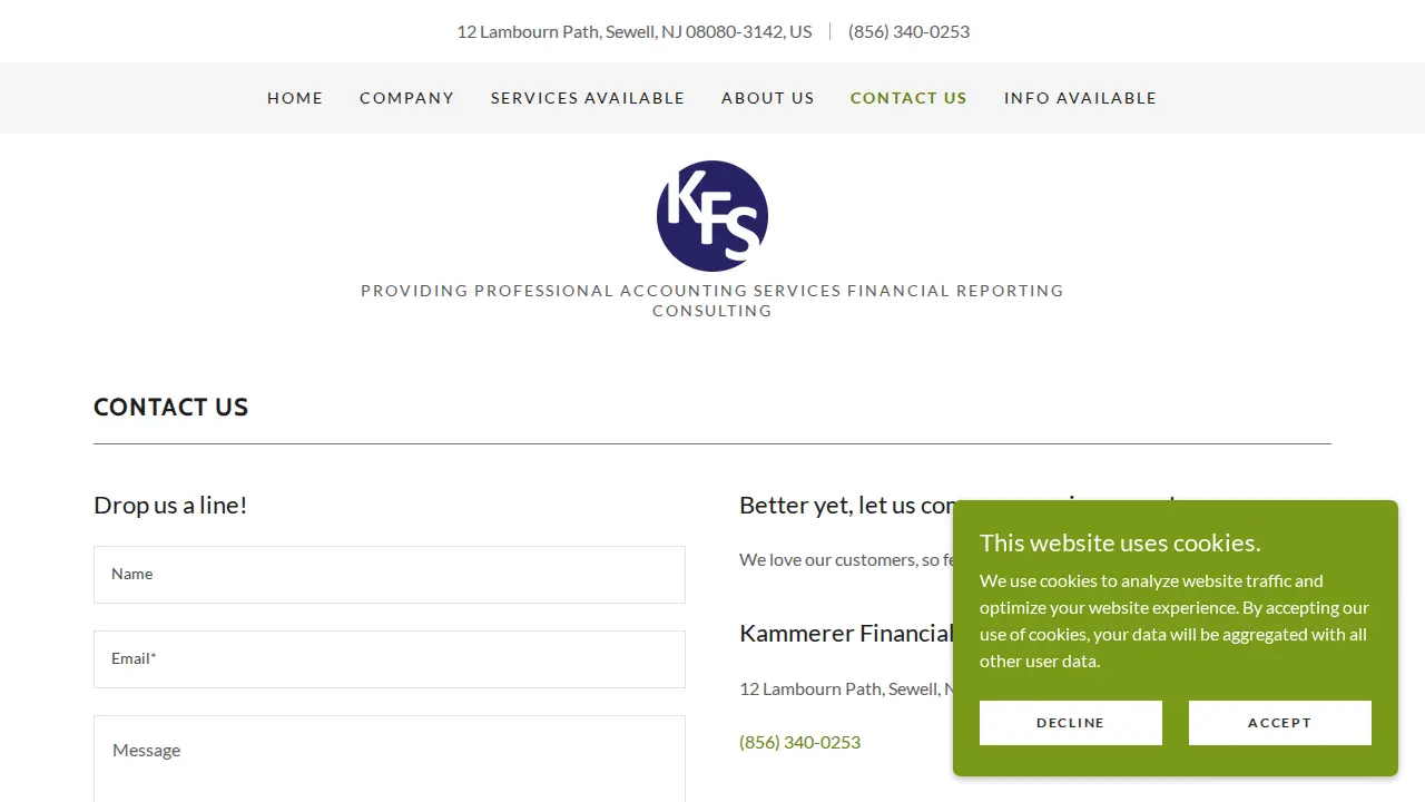 Kammerer Financial Services, LLC page