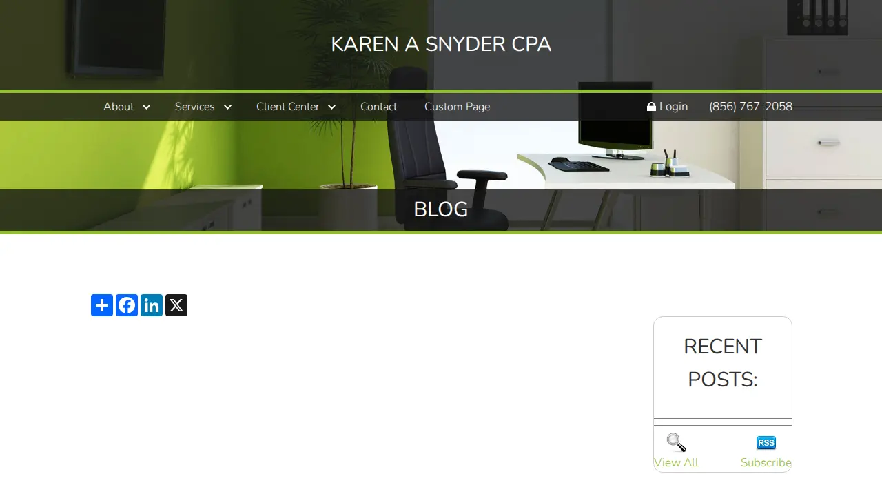 Karen Snyder CPA page