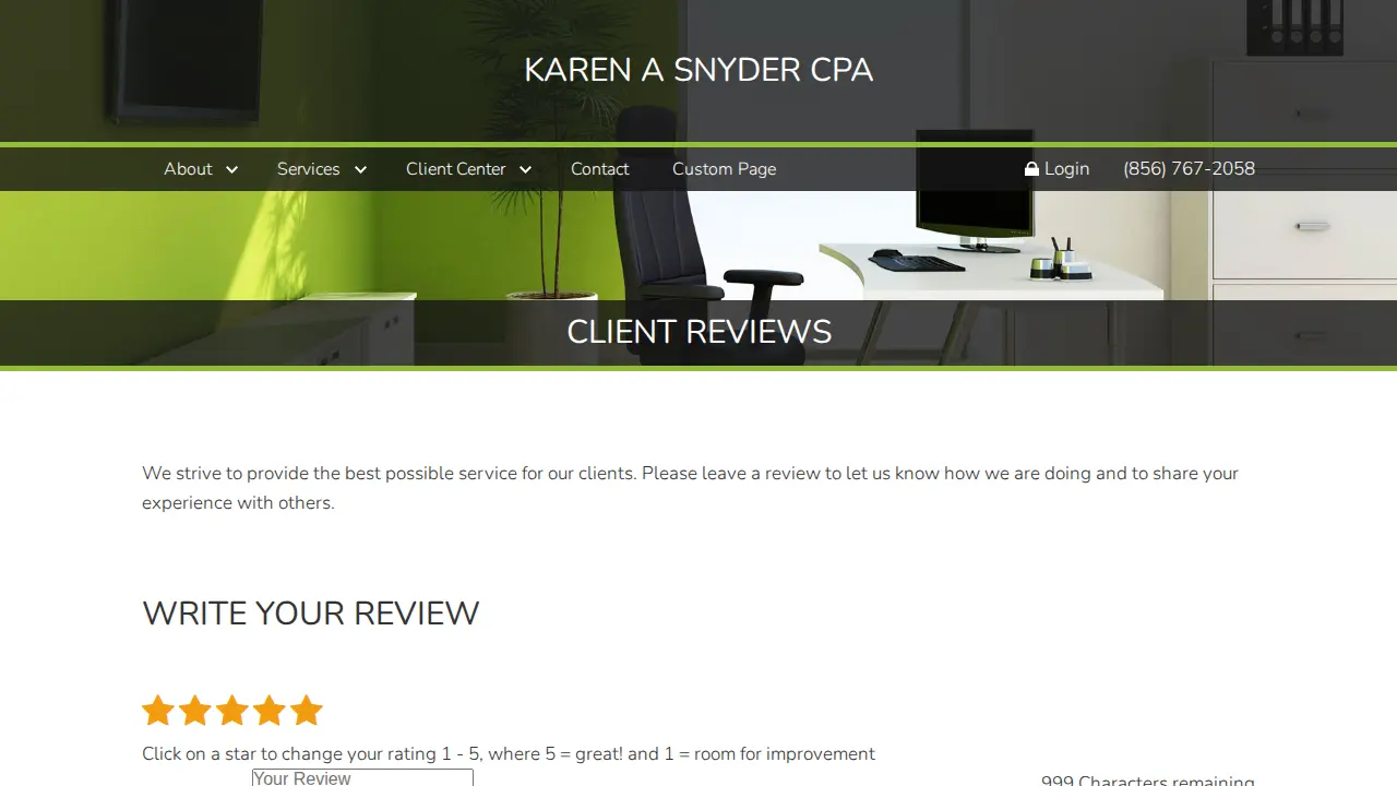 Karen Snyder CPA page