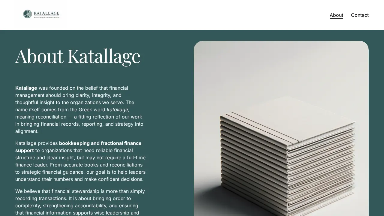 Katallage page