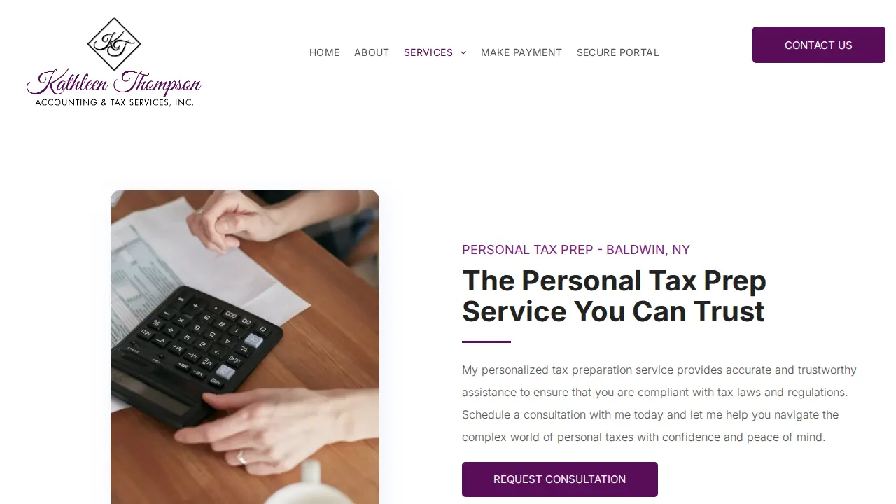 Kathleen Thompson Accounting page