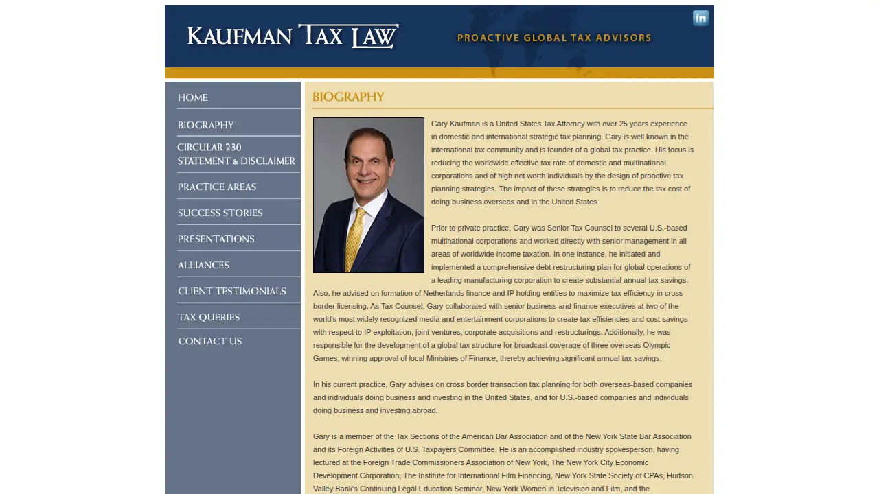 Kaufman Tax Law. page