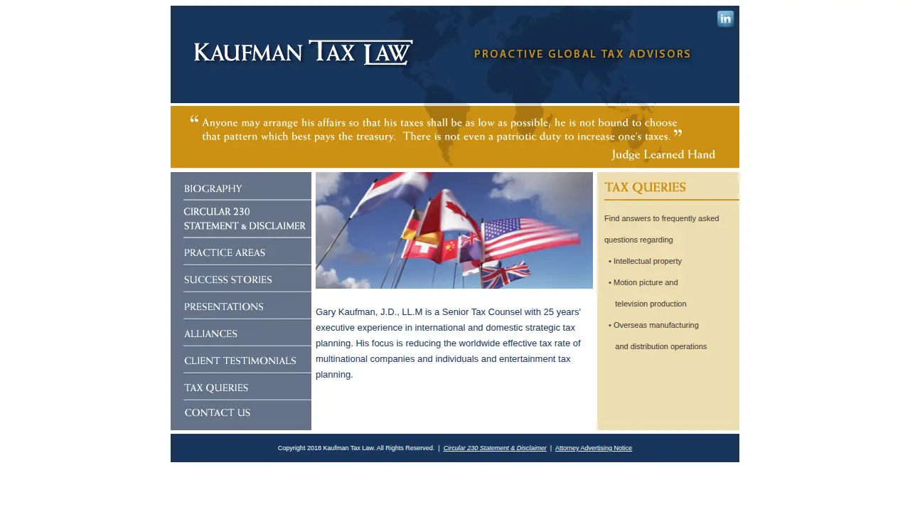 Kaufman Tax Law. page