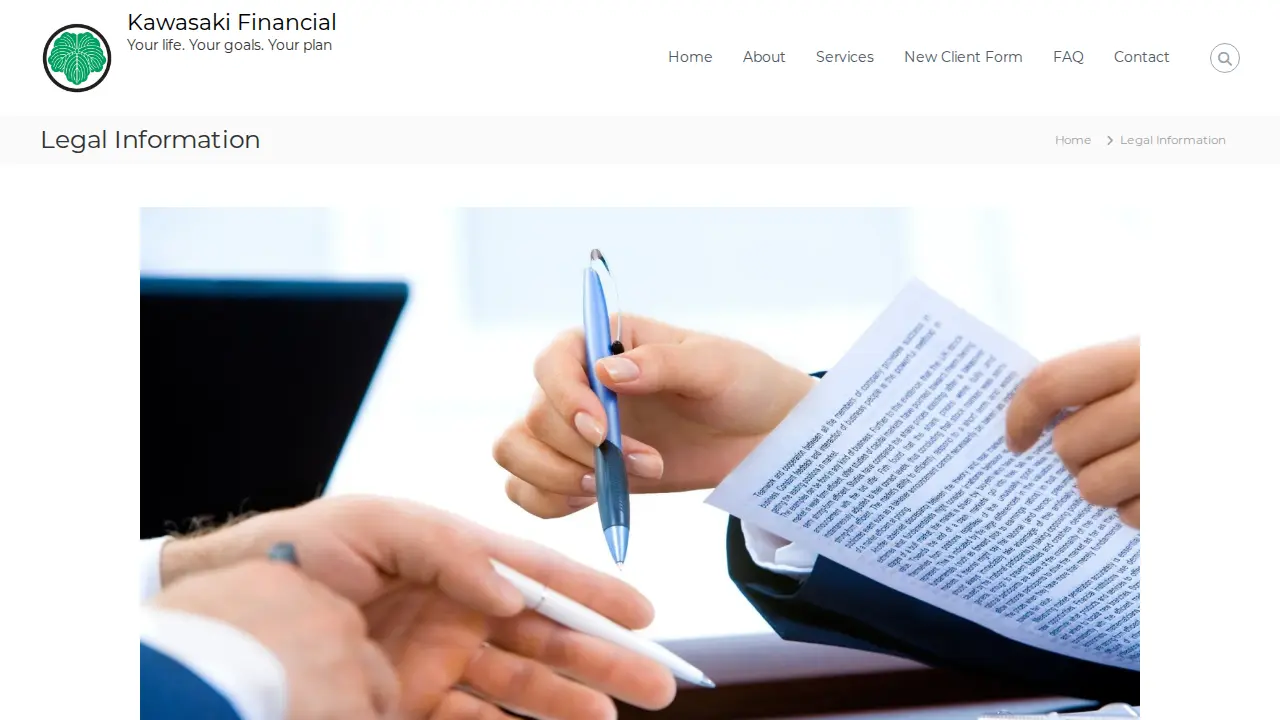 Kawasaki Financial, LLC page