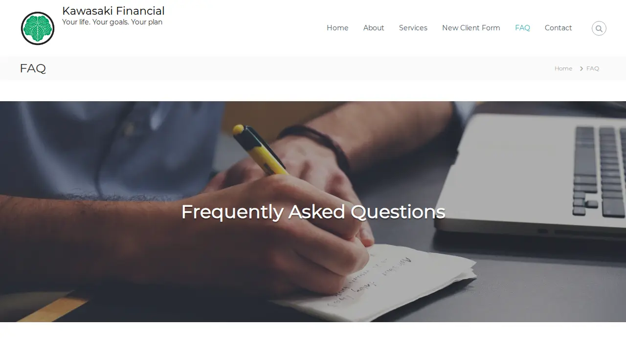 Kawasaki Financial, LLC page