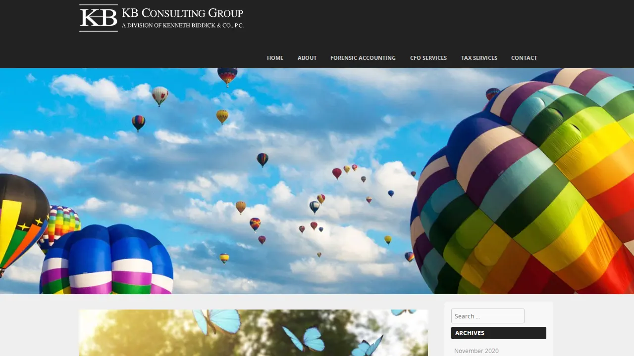 Kenneth Biddick & Co page