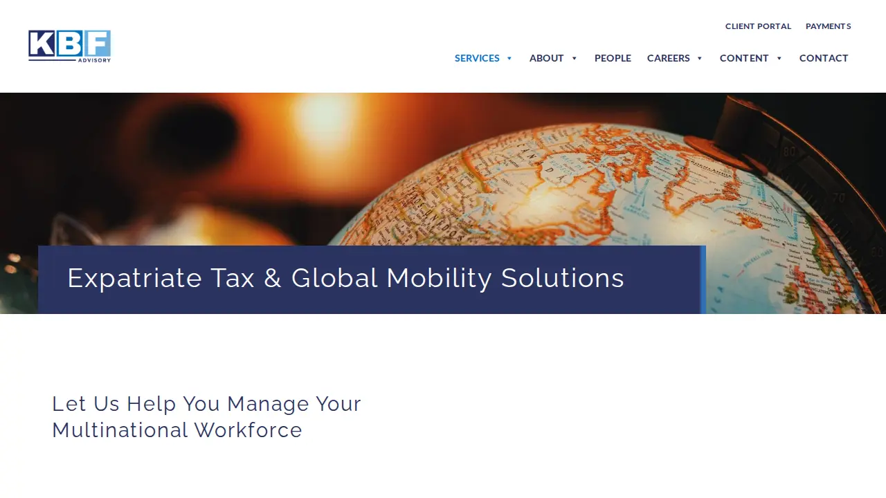 KBF Advisory page