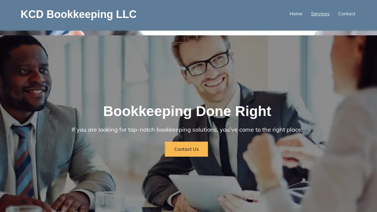 KCD Bookkeeping LLC page
