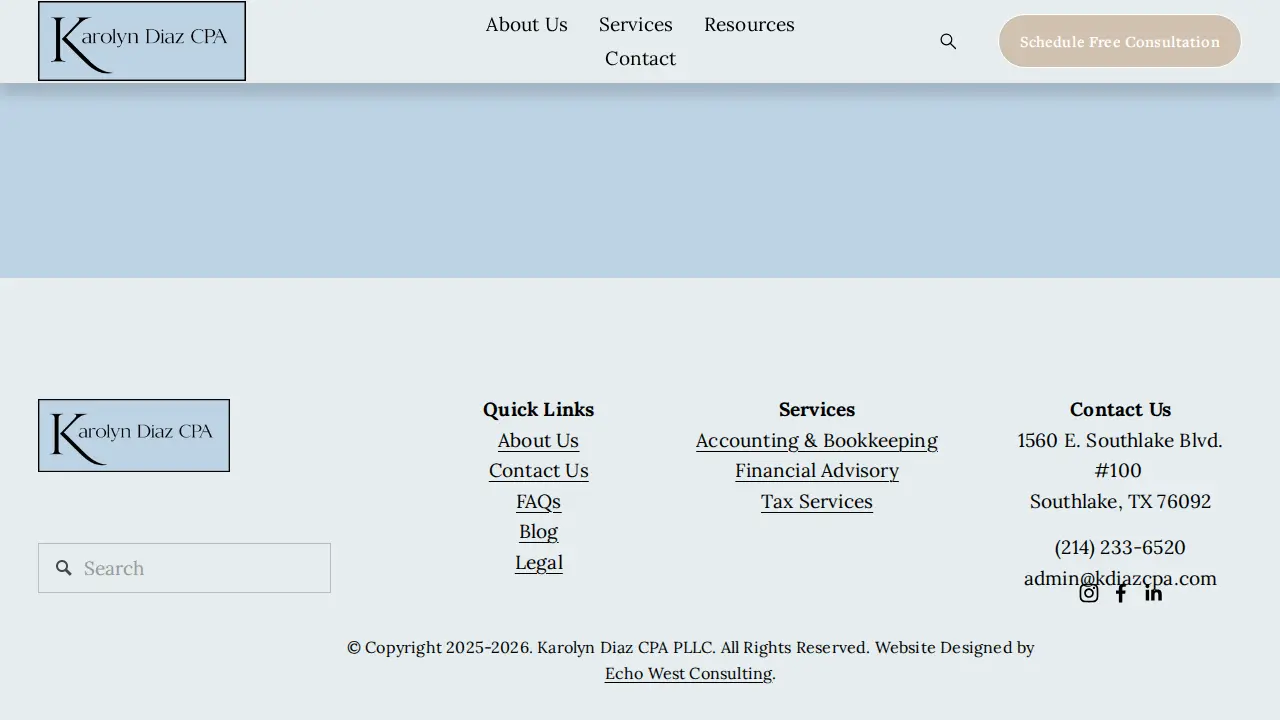 Karolyn Diaz CPA page