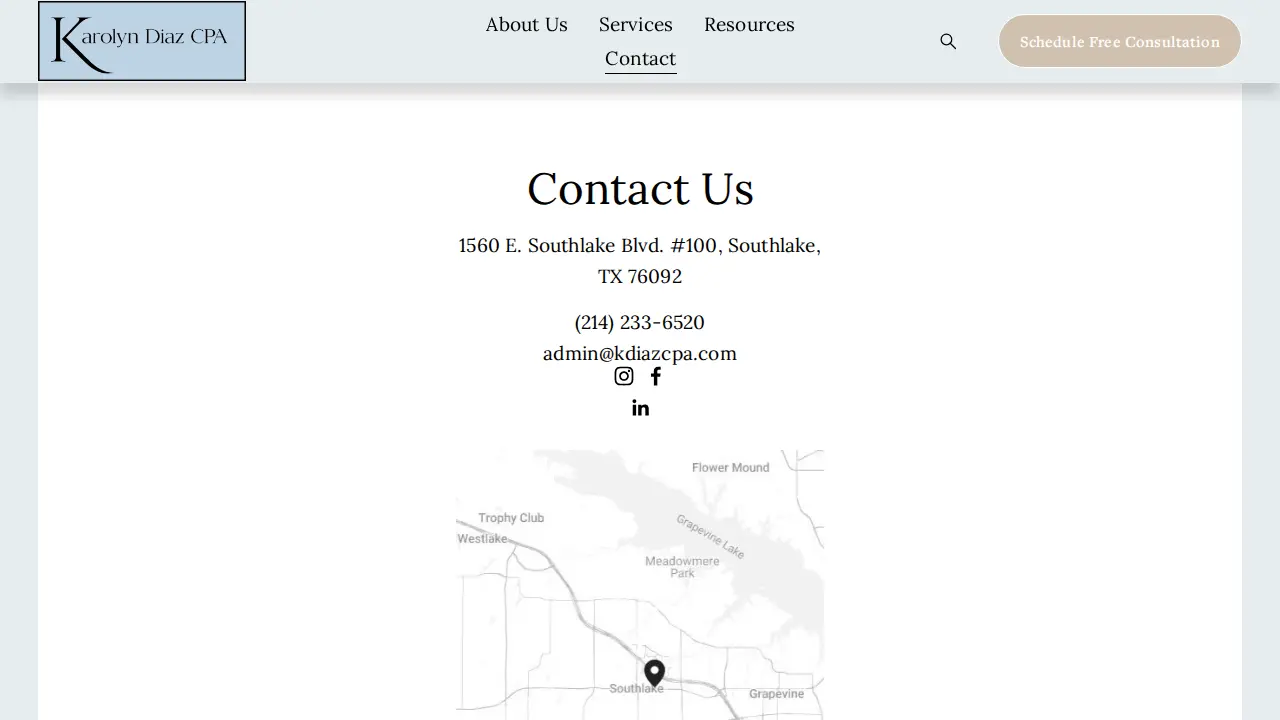 Karolyn Diaz CPA page
