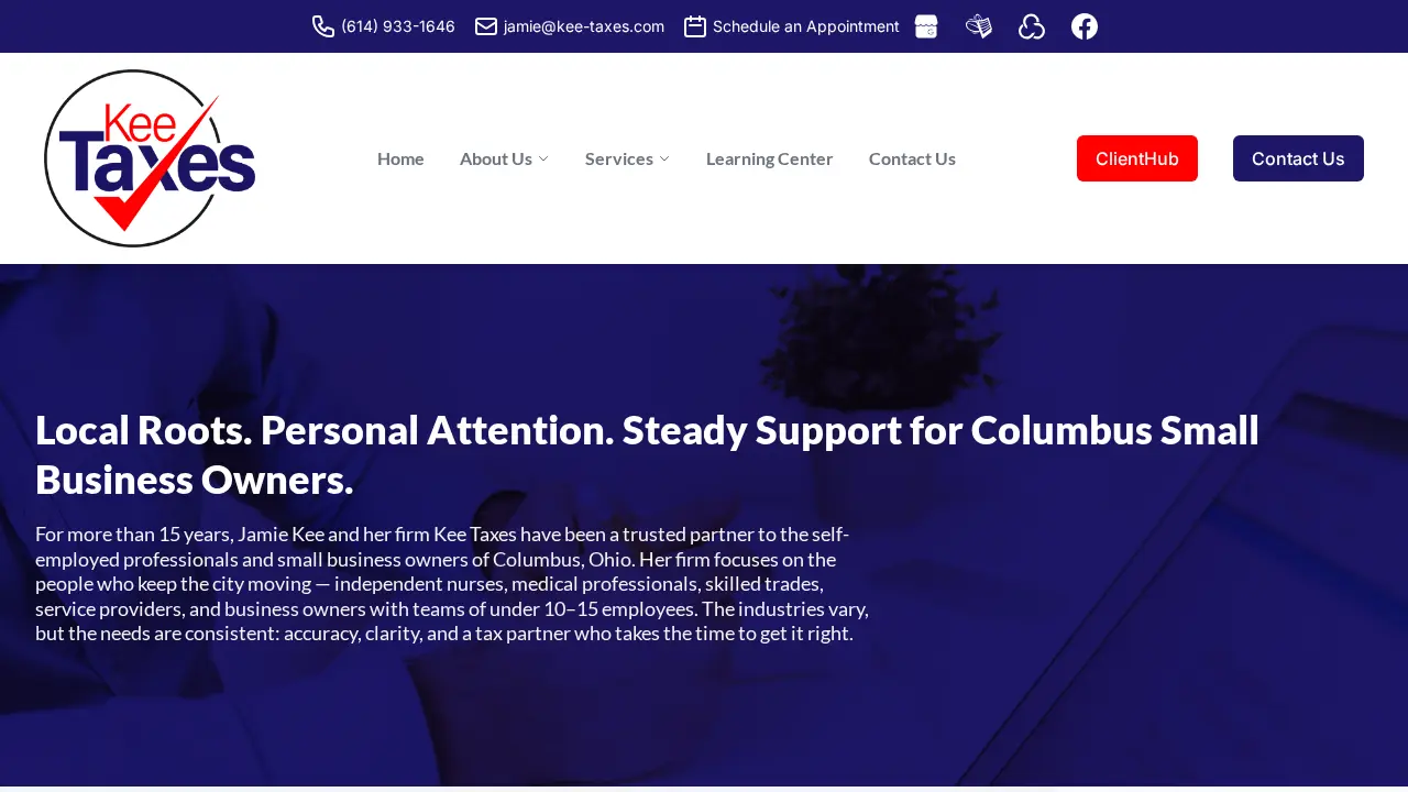 Kee Taxes page