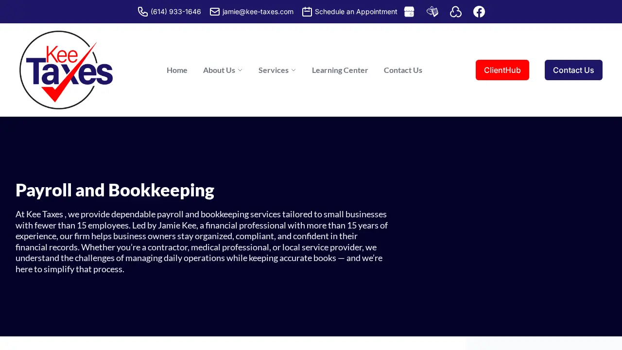 Kee Taxes page