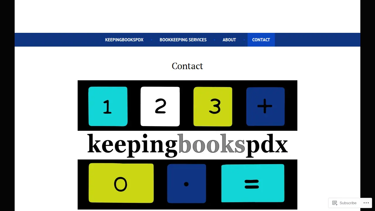 Keeping Books PDX LLC page