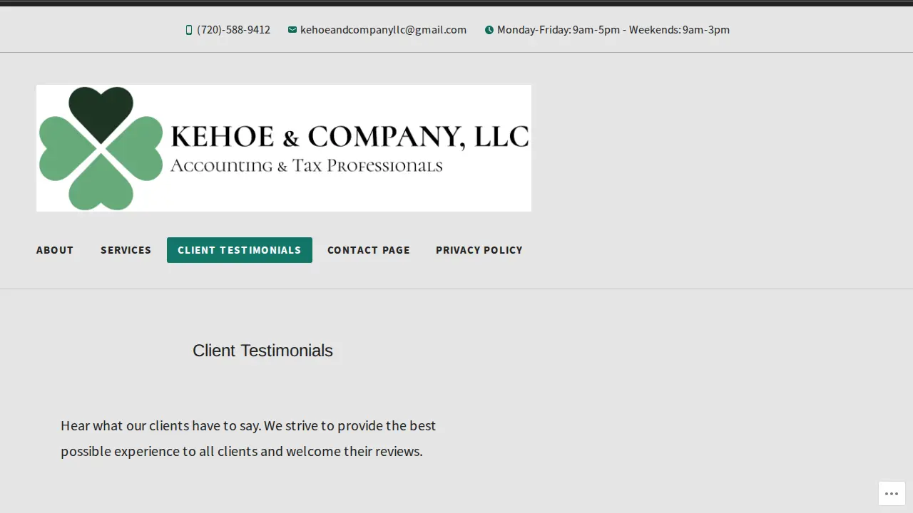 Kehoe & Company, LLC page