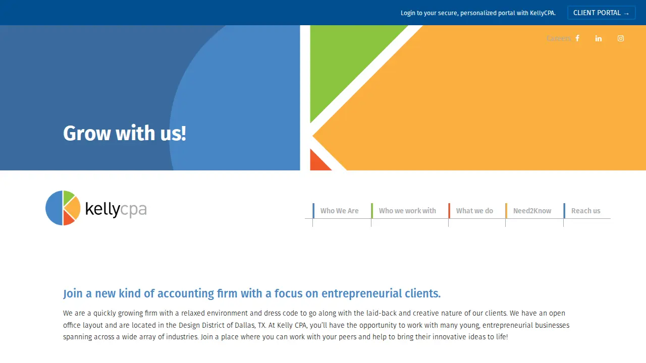 Kelly CPA page