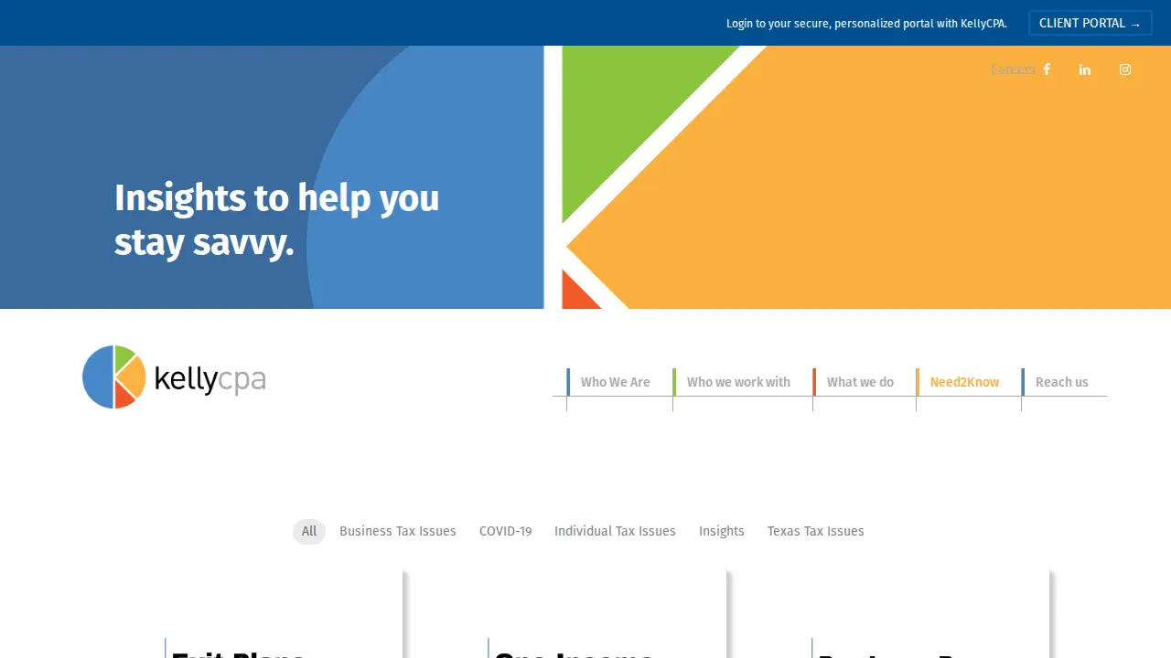 Kelly CPA page