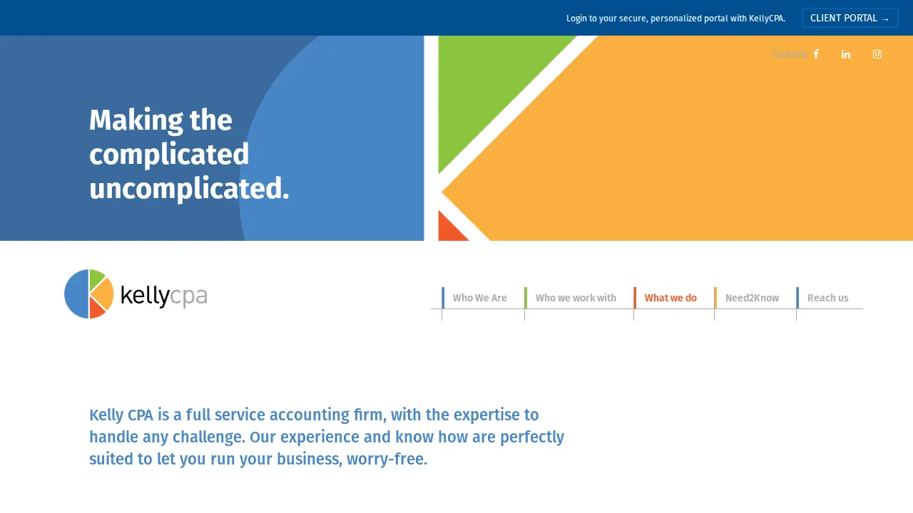 Kelly CPA page
