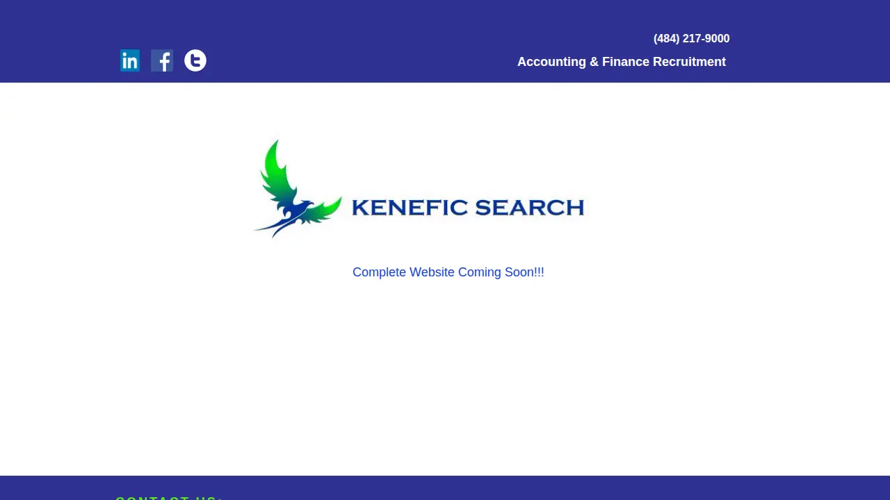 Kenefic Search website
