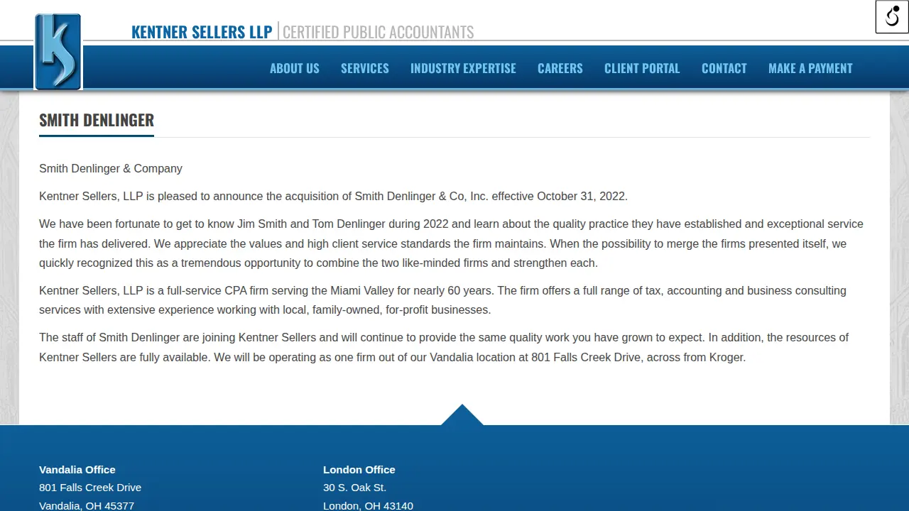 Catherine E. Booher, CPA page
