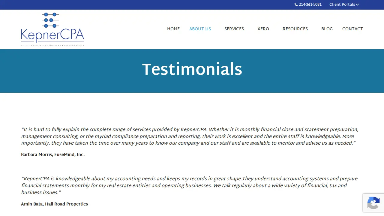 Kepner and Company, Inc. page