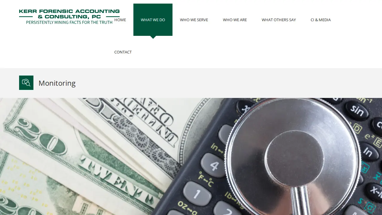 Kerr Forensic Accounting, PC page