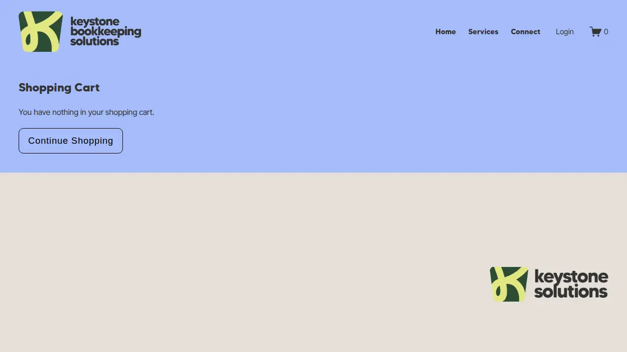 Keystone Bookkeeping Solutions page