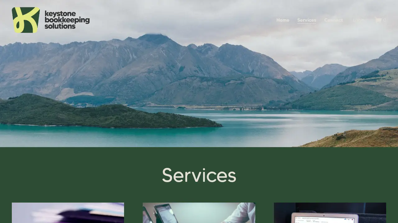 Keystone Bookkeeping Solutions page