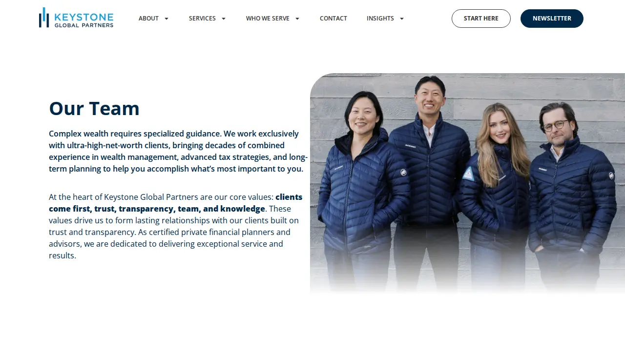 Keystone Global Partners page