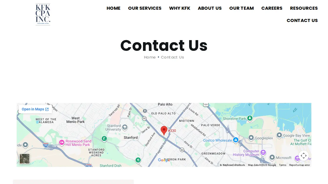 KFK CPA, Inc page