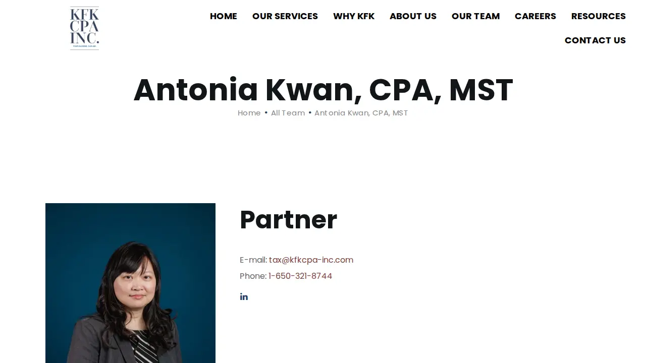 KFK CPA, Inc page