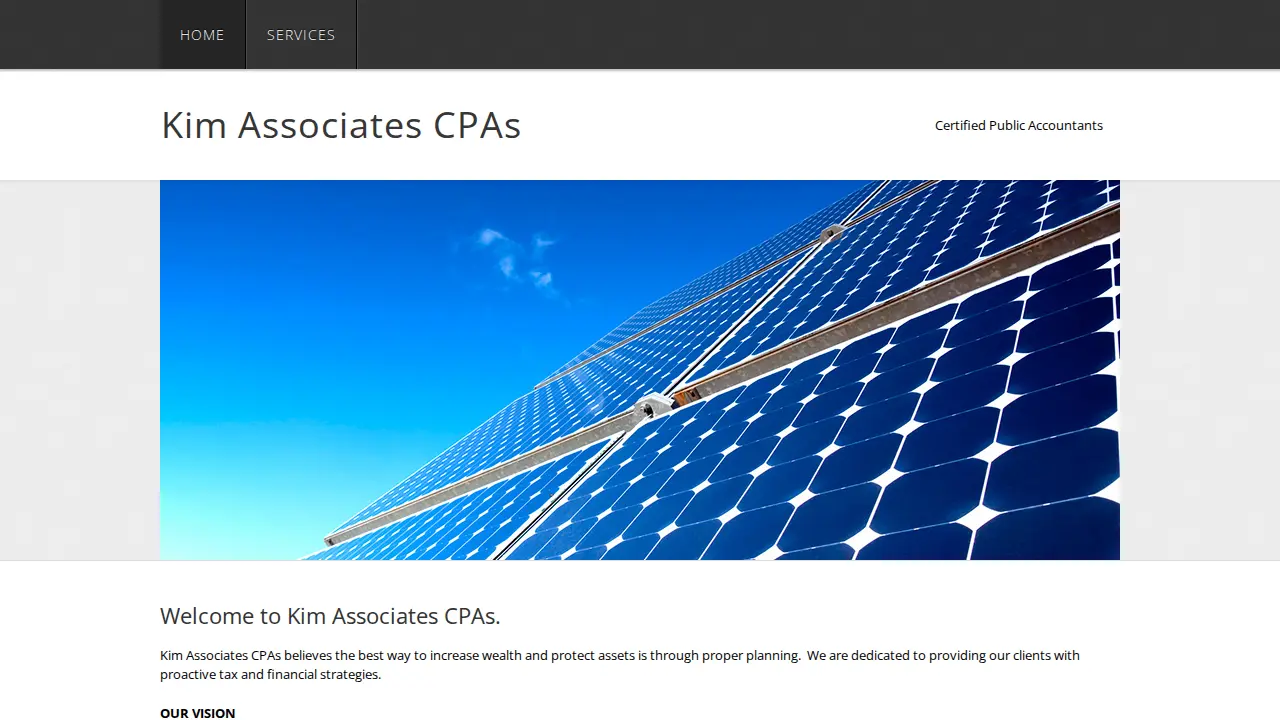 Kim Associates CPAs page