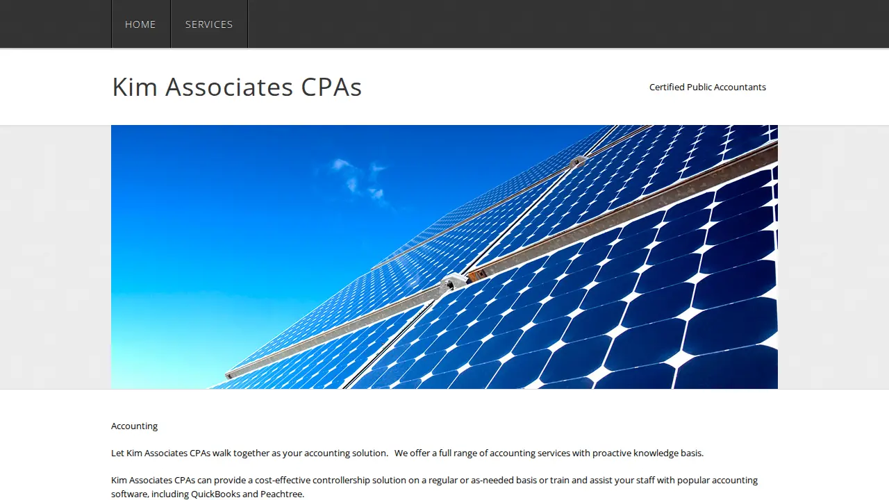 Kim Associates CPAs page