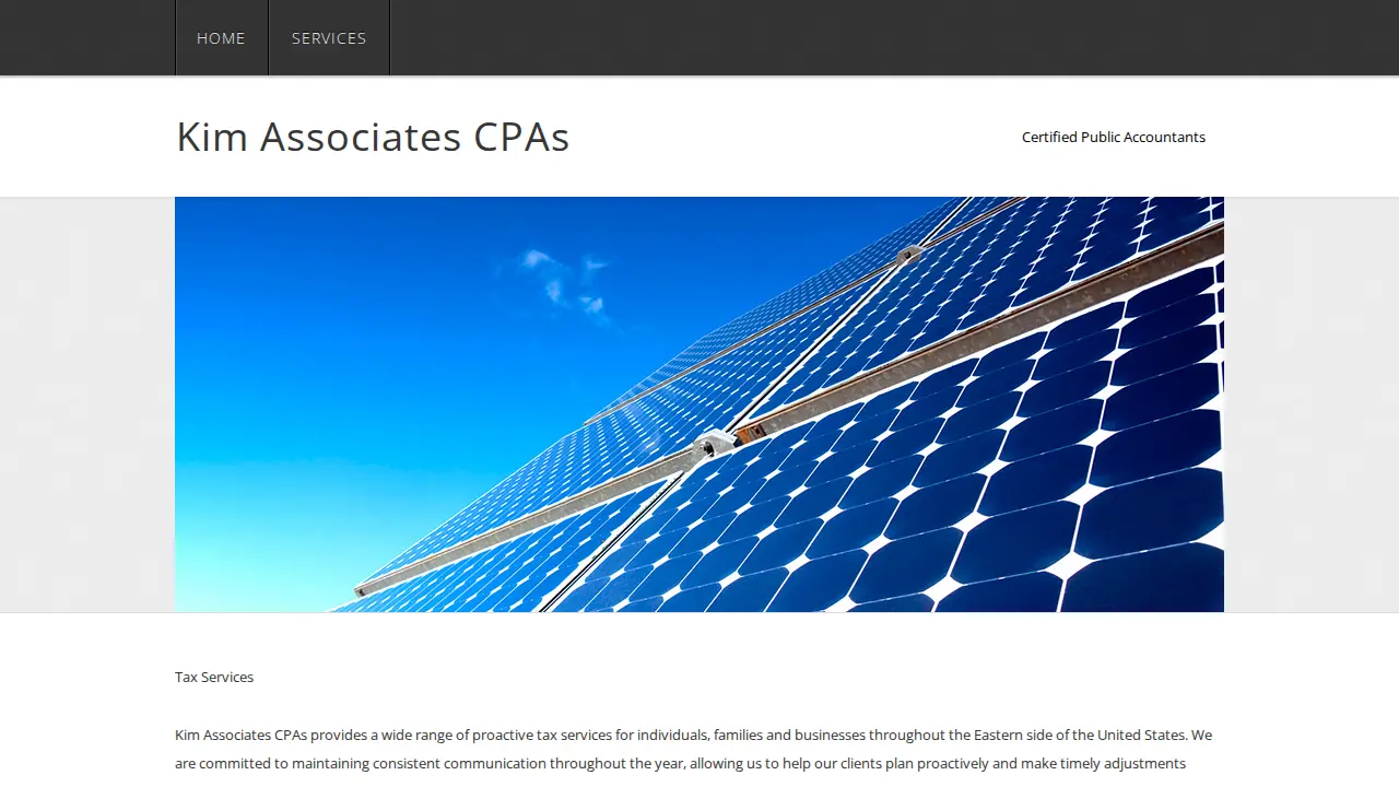 Kim Associates CPAs page