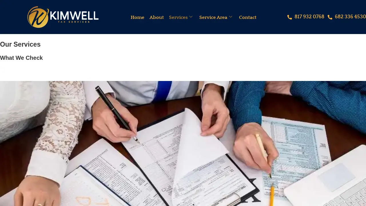 Kimwell Services page