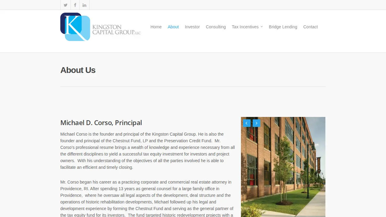 Kingston Capital Group page