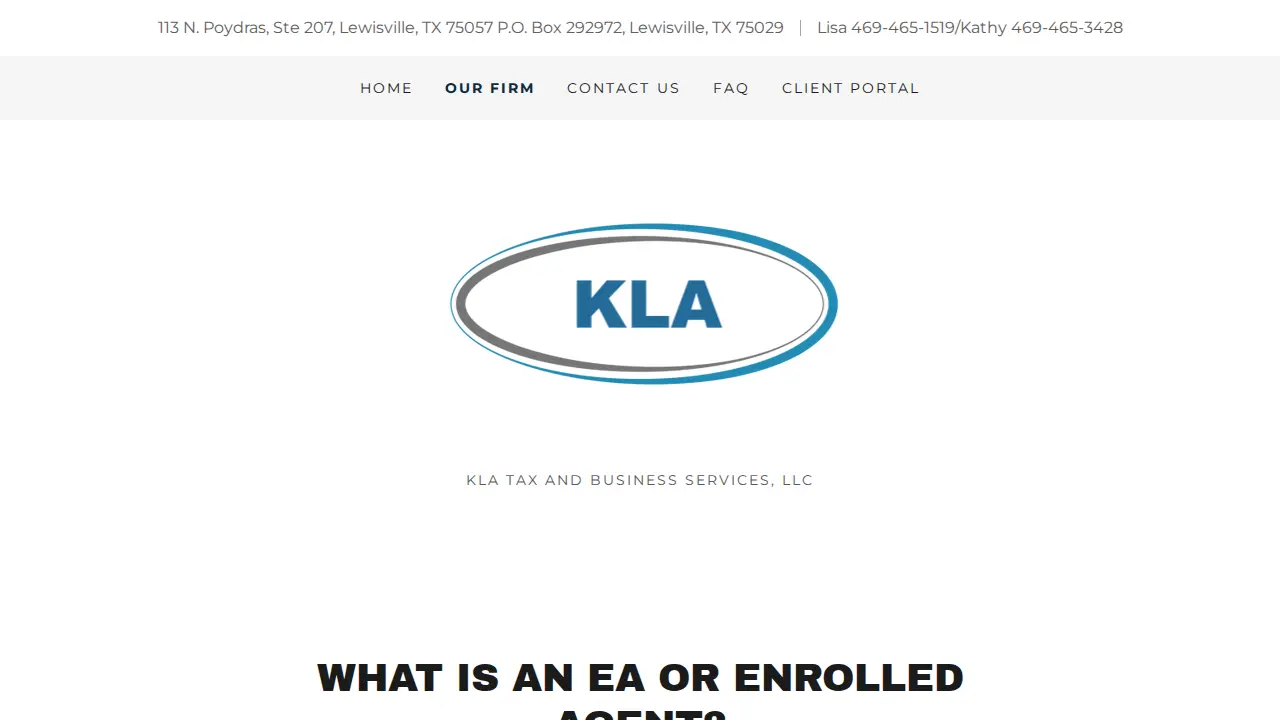 KLA Tax and Business Services, LLC page