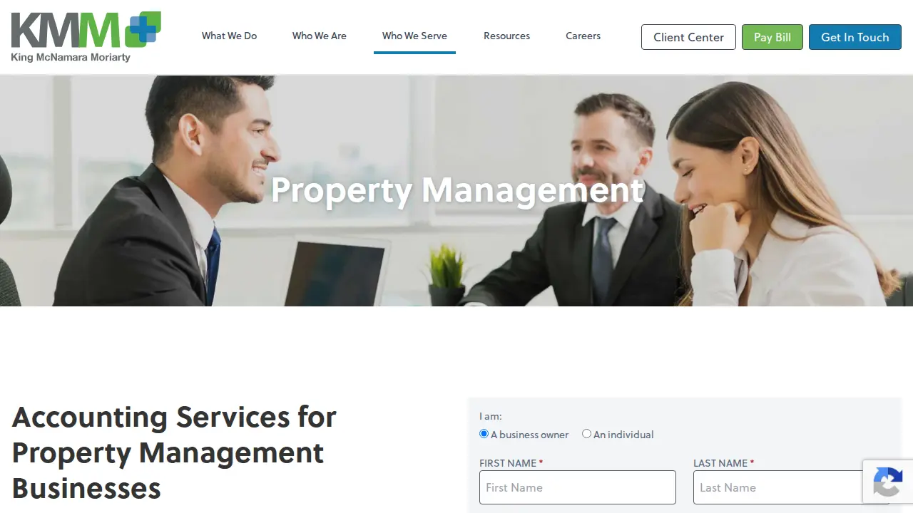 King McNamara Moriarty LLP page